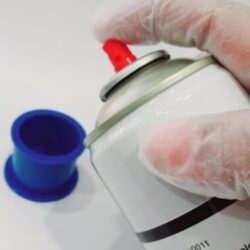 Spray desmoldante para ensaios Metalografico